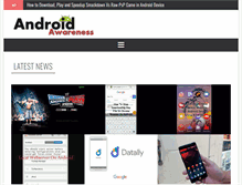 Tablet Screenshot of androidawareness.com